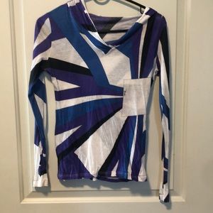 Emilio pucci long sleeve shirt with hood